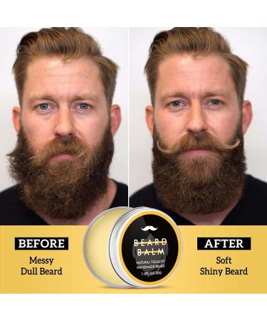 Premium Beard Butter for Men - Hydrating Moisturizer & Mustache Balm | Softens Facial Hair & Promotes Growth - 1 fl oz - Buy Online on GoSupps.com