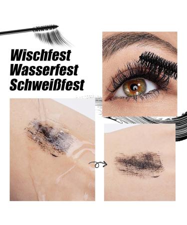 EONFAVE 4D mascara waterproof black volume and curl smudgeproof and nonclumping for fuller eyelash length long lashes last all day - Buy Online on GoSupps.com