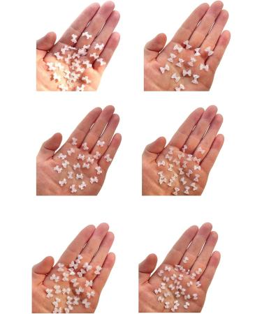 100pcs/bag Crystal Bows Nail Charm Bowknot 3d Nail Art DIY Bows Nails Jewelry Bowknot Nail Art Decals Bowknot Nail - Buy Online on GoSupps.com
