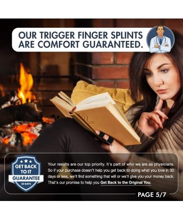 Dr. Frederick's Original Trigger Finger Splint - 2 Pieces - Fits Index, Middle & Ring Finger - Doctor-Developed Design - Buy Online on GoSupps.com