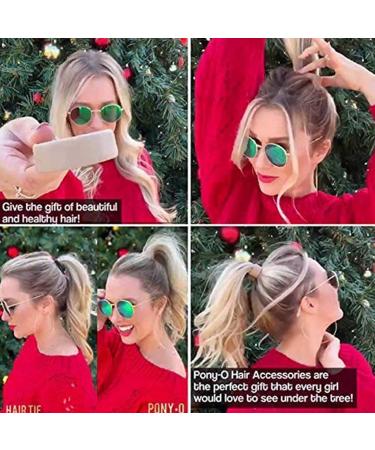 Buy Silicone Foldable Elastic Hairband - Magic Ponytail Holder & Stretch Hair Tie (2 Tablets) - Durable Brown Ponytail Headband Rope for International Shipping - Buy Online on GoSupps.com