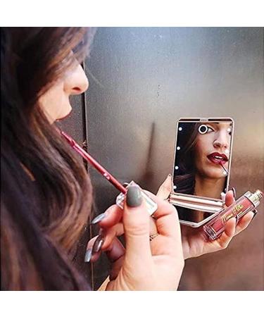 Touchup Dimmable LED Compact Mirror - Rose Gold | Impressions Vanity - Buy Online on GoSupps.com