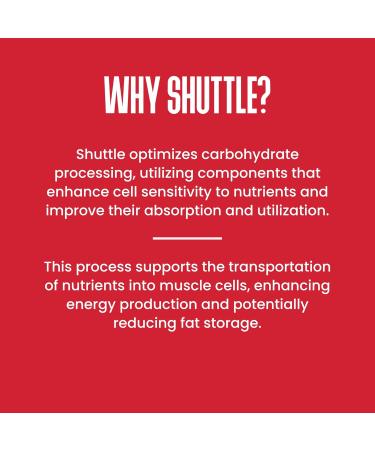 Purus Labs Shuttle - 120 Capsules | GDA & Carbohydrate Shuttling Vehicle | 30 Servings - International Shipping Available - Buy Online on GoSupps.com