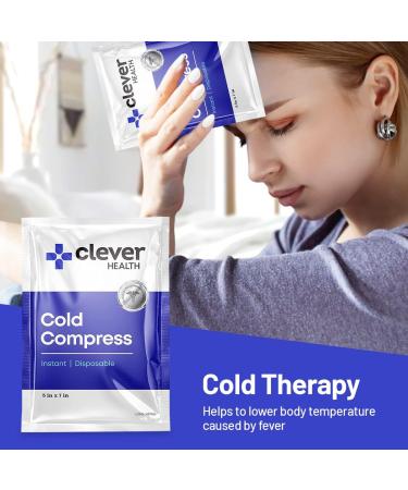 Instant Cold Pack - Disposable Ice Packs for Injuries, Swelling, Muscle Strains | Cold Therapy for First Aid Kit, Athletes - 5x7 Inches 6 Pack - Buy Online on GoSupps.com