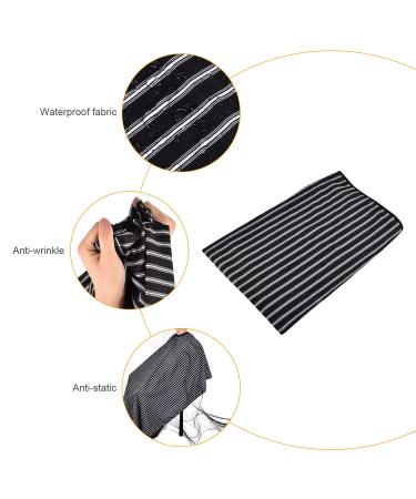 FaHaner Barber Cape and Neck Duster Brush Set - Large 57 x 65 inch Haircut Cape for Salon with Adjustable Snap Closure - Ideal for Hair Stylists and Barbers - Buy Online on GoSupps.com