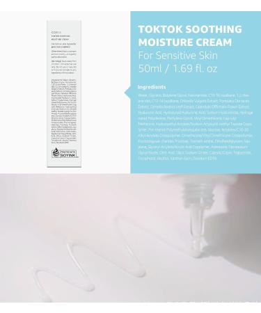 Buy TokTok Soothing Moisturizer 1.69oz | Hypoallergenic Skin Cream with Marigold Olive & Centella | pH 5.5 For Sensitive Skin | International Shipping Available - Buy Online on GoSupps.com