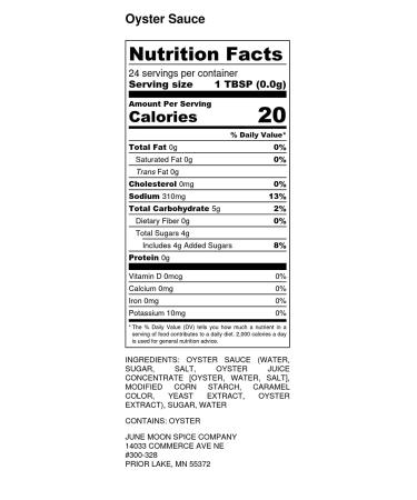 Premium Fat-Free Oyster Sauce - Saturated Fat and Cholesterol Free - Buy Online on GoSupps.com