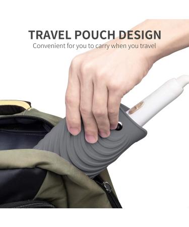 Mauedest 2X Grey Hair Straightener Holder Heat Resistant Mat Holder for Flat Curling Iron Hot Hair Tools - Buy Online on GoSupps.com