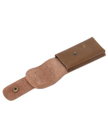 Portable Cowhide Razor Travel Bag | Protective Leather Case for Safety Razor | Old-Fashioned Design | International Shipping - Buy Online on GoSupps.com
