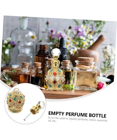 Mikinona Essential Oil Bottle Perfume Bottle Antique Makeup Container Aromatherapy Bottle Glassy Perfume Container Perfume Holder Travel Old Fashioned Cosmetic Bottle Glass Bottle - Buy Online on GoSupps.com