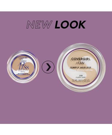 CoverGirl & Olay Simply Ageless Foundation Warm Beige 245 - 0.4 oz (Pack of 1) - Buy Online on GoSupps.com