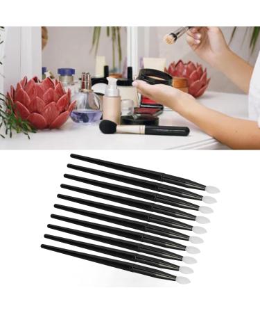 10 Pieces Silicone Lip Brushes Long Handle Makeup Brush Set with Easy Cleaning for Lipstick Lip Gloss - Buy Online on GoSupps.com