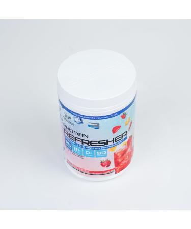 Believe Supplements Protein Refresher (25 Servings) - Revolutionary Juice-Type Whey Protein Powder for Fitness Bodybuilding Gym or for Bigger Protein Intake (25 Scoops Strawberry Lemonade) Strawberry Lemonade 1.43 Pound  - Buy Online on GoSupps.com