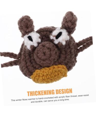 JECOMPRIS 3ST Winter Knitted Nose Warmer - Animal Bicycle Accessories Knit Protection Anti-Child Nasal Mask Acrylic Thread - Buy Online on GoSupps.com