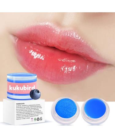Kukubird Overnight Hydrating Lip Mask and Exfoliating Scrub - Blueberry for Chapped Lips - Buy Online on GoSupps.com