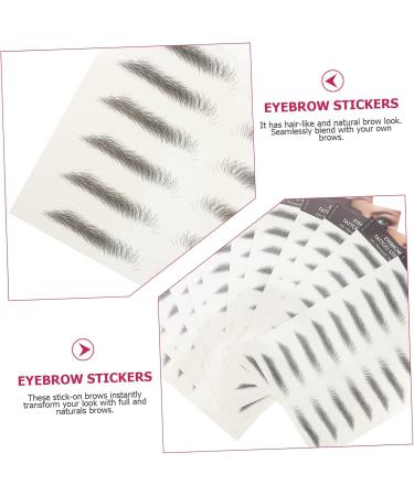 Beavorty 96 pcs eyebrow stickers stickers Artificial Eyebrow 3D Hair-Like Eyebrows Stickers Pretty - Buy Online on GoSupps.com
