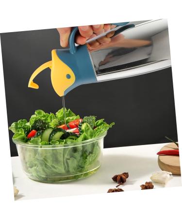 Milisten 2 Pcs Lecythus Large Capacity Oil Bottle Metal Oil Bottle Car Stickers Automatic Oil Bottle Soy Sauce Pot Metal Oil Cruet Olive Oil Condiment Oil Bottle Oil Rack Barbecue Glass 9X9CMx2pcs Yellowx2pcs - Buy Online on GoSupps.com