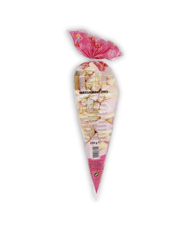 Mr. Mallo Marshmallow Pointed Bag | Colorful Foam Sugar Mix for Birthdays & Carnival Parties | 12x250g with Clip Closure - Perfect for Celebrations - Buy Online on GoSupps.com