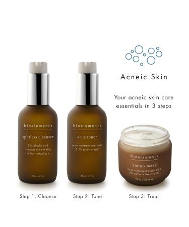 Bioelements Acne Toner | 0.5% Salicylic Acid | Vegan Gluten Free Fragrance Free | 3 fl oz | International Shipping Available - Buy Online on GoSupps.com