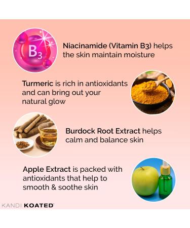 Kandi Koated Age-Renewal Foaming Facial Cleanser Plant-Based Face Wash with B3 Turmeric & Rose Hip Hydrating Radiance-Boosting Vegan Small Batch 3.4 fl oz - Buy Online on GoSupps.com