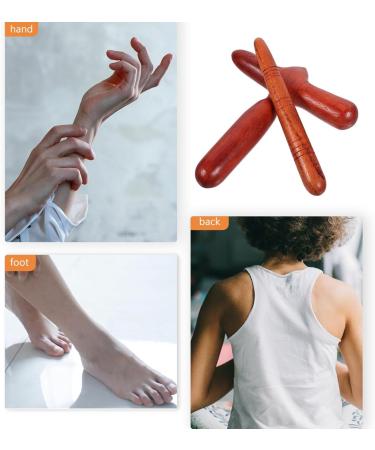 Gatuida 2-Piece Wooden Trigger Point Massage Tool Set for Foot Pain Relief | Acupressure & Reflexology Massage Tools - Buy Online on GoSupps.com