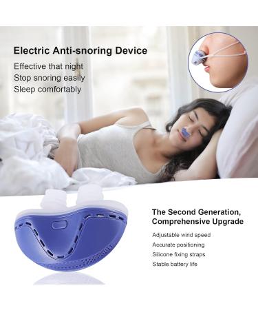 Electric Anti Snoring Device | Adjustable Nasal Dilator for Men and Women | Stop Snoring Solution with Wind Speed Control | Includes Nose Vents Plugs and Fixing Strap - Buy Online on GoSupps.com