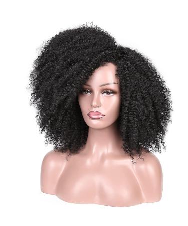 Lady Miranda Afro Short Kinky Synthetic Curly Wigs for Black Women - Natural and Stylish - Buy Online on GoSupps.com