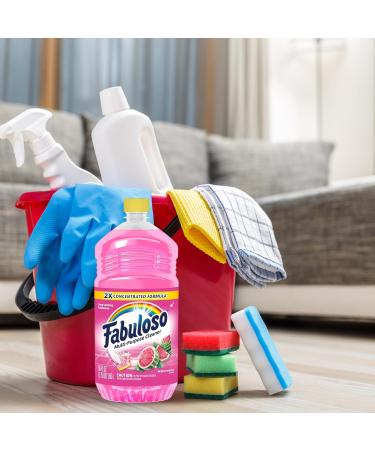 Buy Watermelon Fabuloso 2X Concentrate Cleaner Kit - Eco-Friendly Reusable Spray Bottle & Tote Bag | Fresh Organized Cleaning Products - Buy Online on GoSupps.com