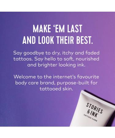 Stories & Ink Tattoo Care - Aftercare & Repair Lotion - 100% Natural & Hypoallergenic - Made in UK - 2 FL. OZ - Buy Online on GoSupps.com