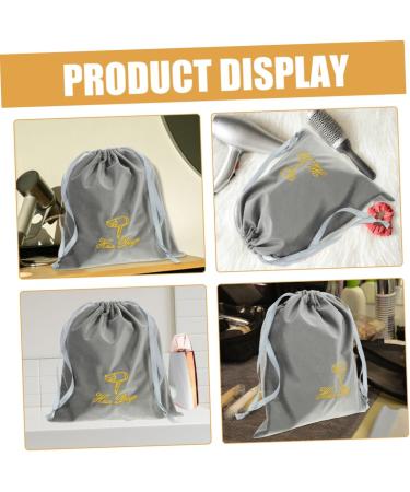 Beatifufu Hair Dryer Bag 2pcs Hair Dryer Storage Bag Travel Hair Dryer Drawstring Storage Bag Carry Bag Classic Blow Dryer Bag 30.00X25.00X0.50CM Grey - Buy Online on GoSupps.com