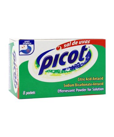 Picot Sal De Uvas Antacid 8 Envelopes 0.17 oz each