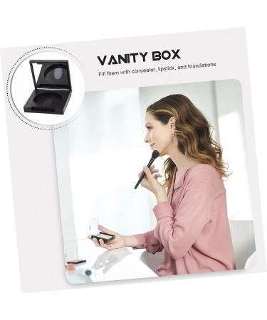 Beavorty Eyeshadow Palette 20 pcs with Sub Pallette Girls Organizers Vials Refillable Powder Clear Lipstick Aging Eye Highlighters 5x5cmx5pcs Blackx5pcs - Buy Online on GoSupps.com