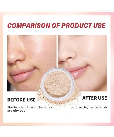 CHAKAE Korean Silky Loose Powder for Oily Skin Matte Mekeup Effect Long Lasting Soft Finish Mask Pores - Buy Online on GoSupps.com