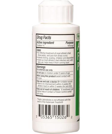 Rugby Tolnaftate Anti-Fungal Powder 45g - Pack of 2 | Fast-Acting Relief - Buy Online on GoSupps.com