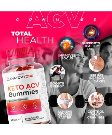 AnatomyOne ACV Gummies - Weight Loss Support for 30 Days - Buy Online on GoSupps.com