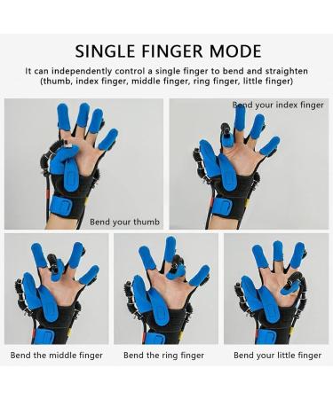 Rehabilitation Gloves Finger Orthoses Finger Straightening Brace Guard Help Patient with Hand Dysfunction to Independently Carry Out Rehabilitation Left-L - Buy Online on GoSupps.com
