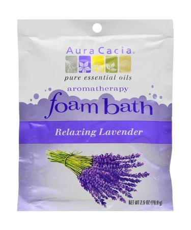 Aura Cacia - Foam Bath Relaxing Lavender - 2.5 oz - Case of 6