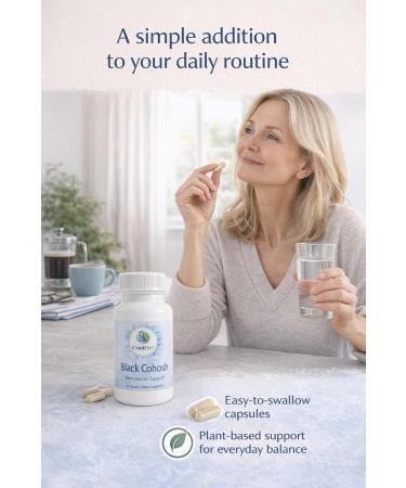 CoolHer Black Cohosh Menopause Support Herbal Supplement for Women Non-GMO Gluten-Free 30 Capsules - Buy Online on GoSupps.com