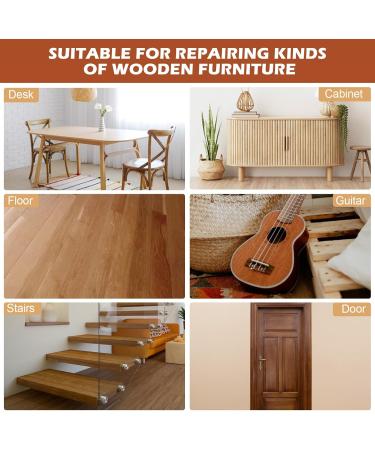 DEWEL Wood Furniture Repair Kit | 34 Sets - Filler Sticks Touch Up Markers & Wood Putty for Scratches & Cracks | Ideal for Doors Floors & Tables - International Shipping Available - Buy Online on GoSupps.com