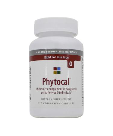 Phytocal Mineral Formula (Type O) 120 Capsules - 2 Pack