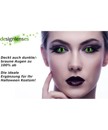 Shop Green Cat Eye Contact Lenses - Stunning Design for Unique Looks | International Shipping Available - Buy Online on GoSupps.com