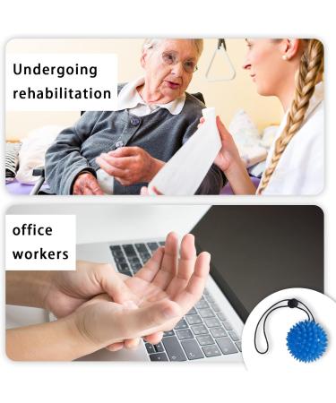 Hand Grip Strengthener - 10lb Finger Exerciser Power Training Ball in Deep Blue | Boost Grip Strength & Fitness - Buy Online on GoSupps.com