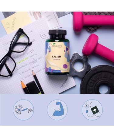 Potassium Citrate 500mg Capsules by Vegavero | Vegan | 180 Capsules | No Additives - Buy Online on GoSupps.com