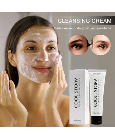 Makeup Remover Lotion Gentle Makeup Remover for Face and Eyes | Gentle Daily Cleanser Oil-Free 1.6 fl oz for Skin Types Removes Mascara Pw tools - Buy Online on GoSupps.com