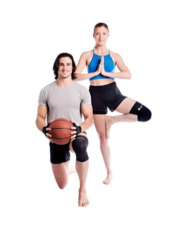 2 Pack Copper Joe Knee Compression Sleeve for Pain Relief - X-Large | Meniscus Tear, Arthritis, ACL Support | Ideal for Weightlifting, Running | Men & Women - Buy Online on GoSupps.com