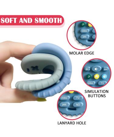 Nicein Bite Ring Baby | 2-Piece BPA-Free Silicone Teething Toys | Remote-Controlled Bathing & Biting Aids for 3+ Months - Buy Online on GoSupps.com