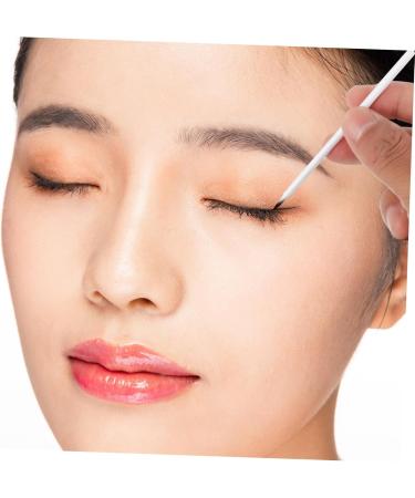 BIUDECO 200 Pcs Disposable Eyeliner Brush Precise Eyeliner Brush Liquid Eyeliner Cosmetic Make up Kit White - Buy Online on GoSupps.com