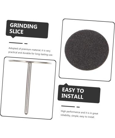 Healeved 1 Set Nail Polishing Sheets Nail Exfoliating Tools Sandpaper Metal Shaft Mini Drill Bits Power Tool Nail Tools Sander Tool Sandpaper Disc Sanding Pad Stainless Steel Lava Stone - Buy Online on GoSupps.com