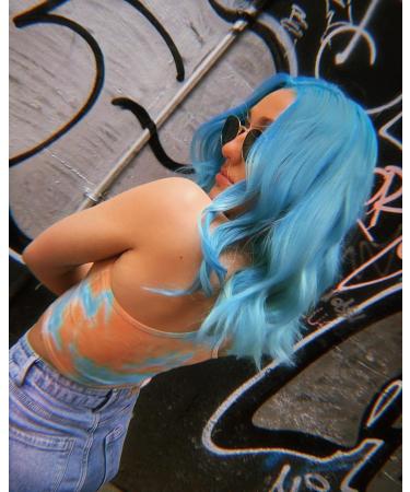 Crazy Color Pastel Bubblegum Blue Semi-Permanent Hair Dye - 200ml | Vegan Formula, Highly Pigmented, Conditioning & Nourishing - Buy Online on GoSupps.com