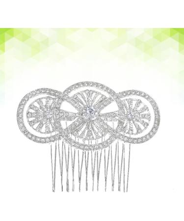 FRCOLOR Bride Insert Comb Bridal Headpiece Wedding Headpiece Bridal Headdress Rhinestone Hairpin Bridal Hair Comb Bride Hair up Rhinestones Wedding Hair Accessories - Buy Online on GoSupps.com